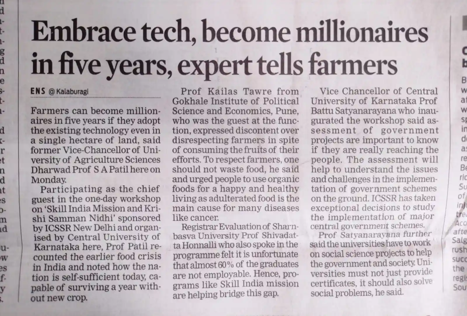 Embrace tech, become millionaires in five years, expert tells farmers