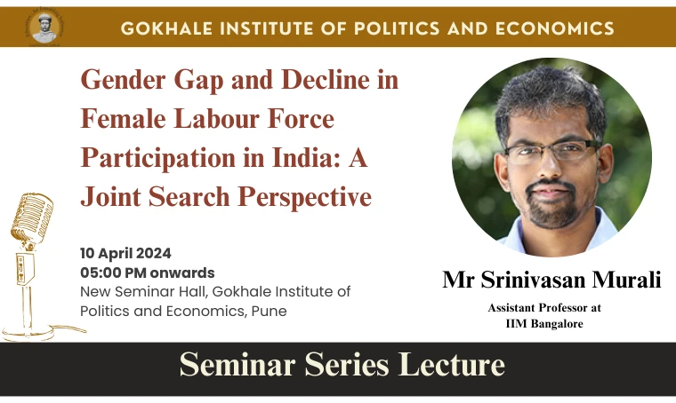 Seminar by Dr Srinivasan Murali