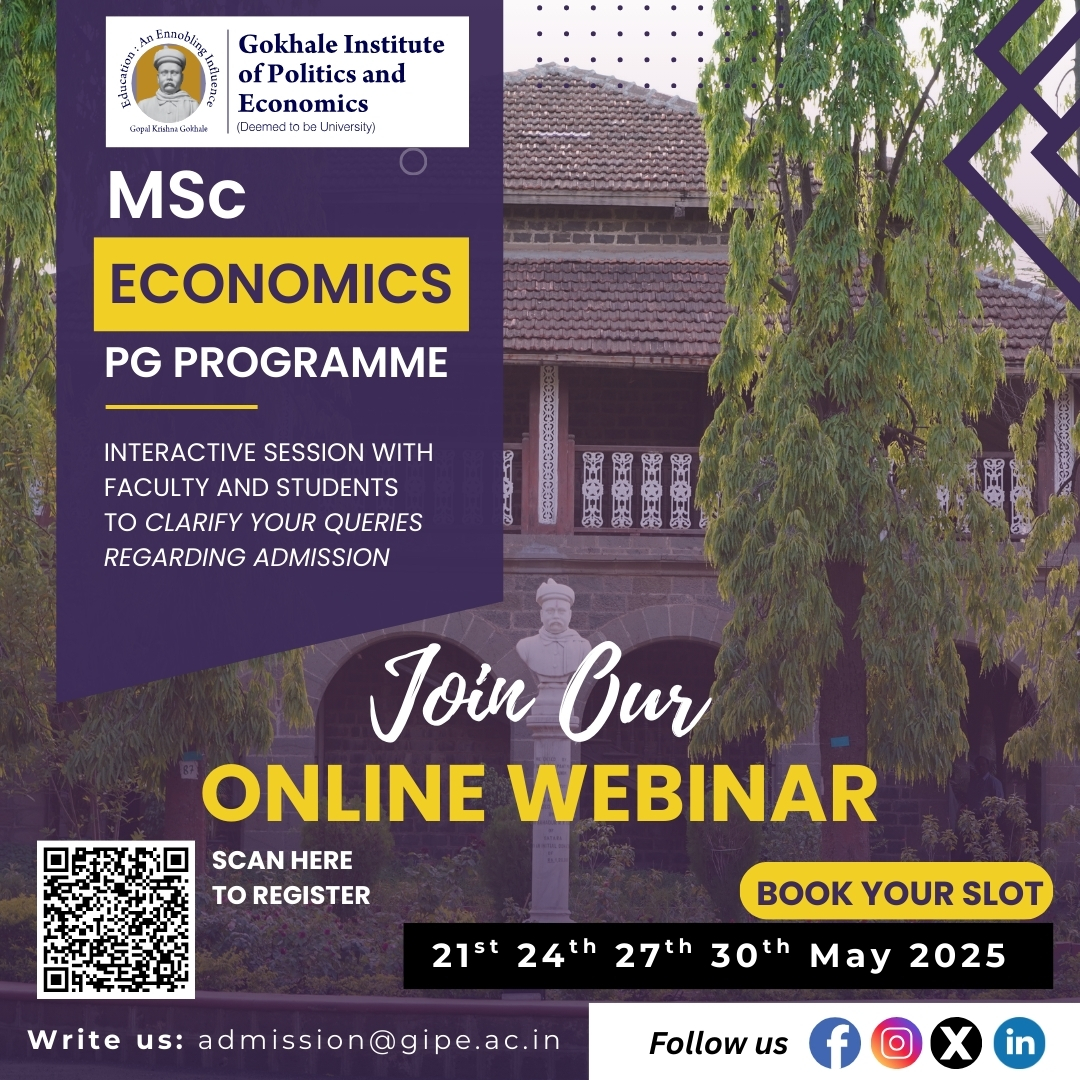MSc Admission Webinar: 30th May 2025